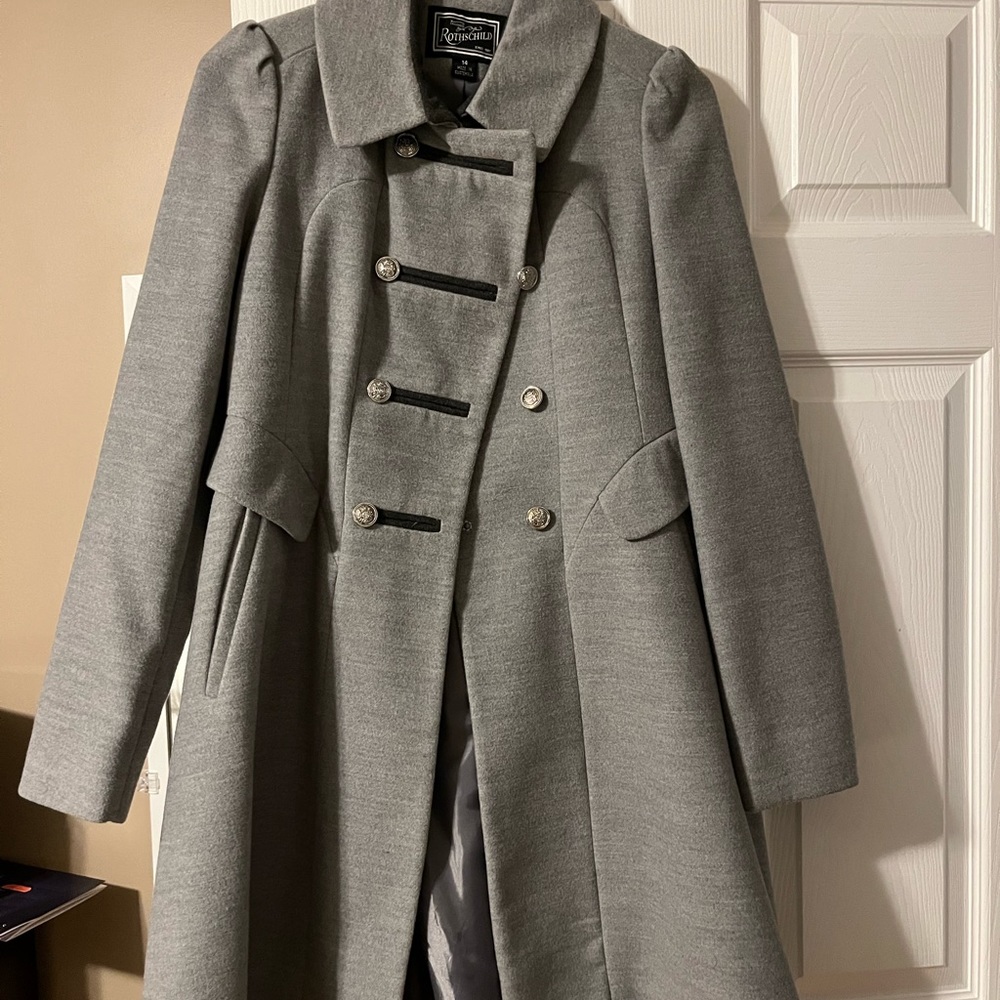 Rothschild Girls Wool Coat!